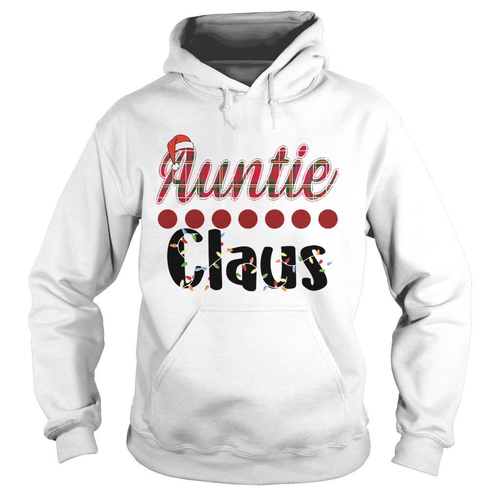 Merry Christmas Auntie Claus Funny Auntie TShirt Hoodie