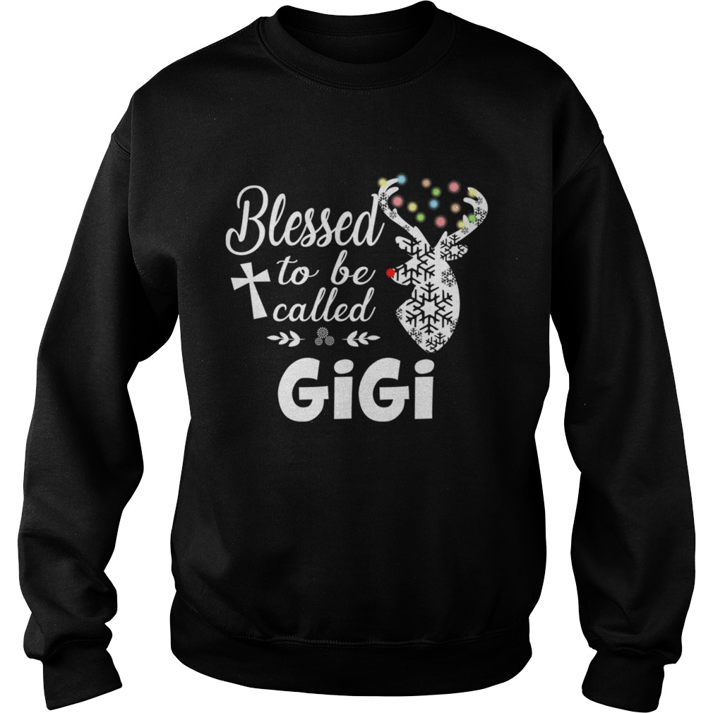Merry Christmas Blessed To Be Called Gigi TShirt Sweatshirt