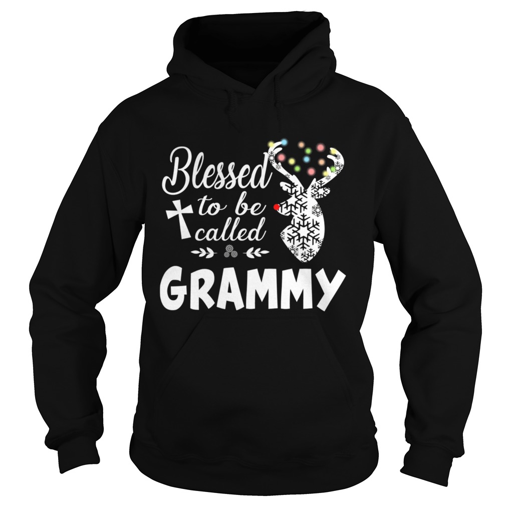 Merry Christmas Blessed To Be Called Grammy TShirt Hoodie