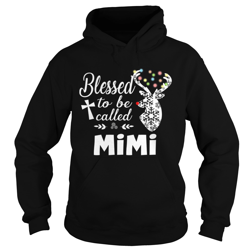 Merry Christmas Blessed To Be Called Mimi TShirt Hoodie