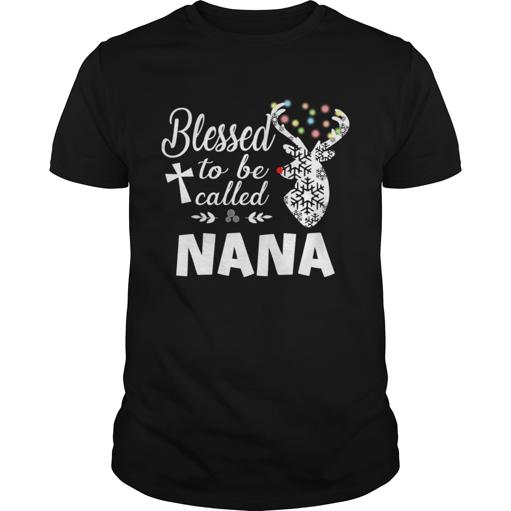 Merry Christmas Blessed To Be Called Nana TShirt