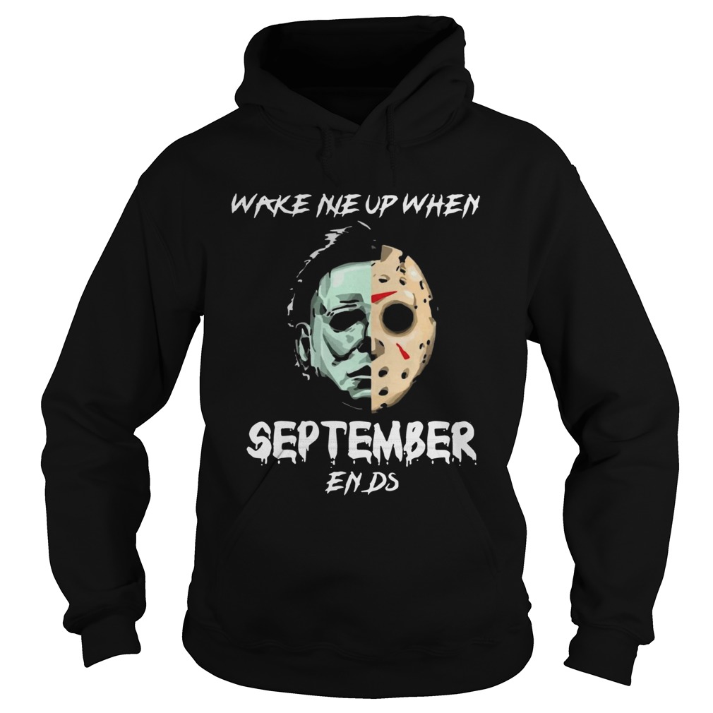 Michael Myers and Jason Voorhees Wake me up when September ends Hoodie