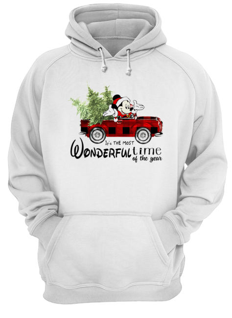 Mickey Mouse It’s The Most Wonderful Time Of The Year Christmas Shirt Unisex Hoodie