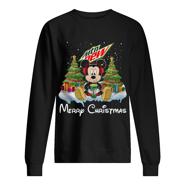 Mickey Mouse drink Mtn New Christmas Unisex Sweatshirt