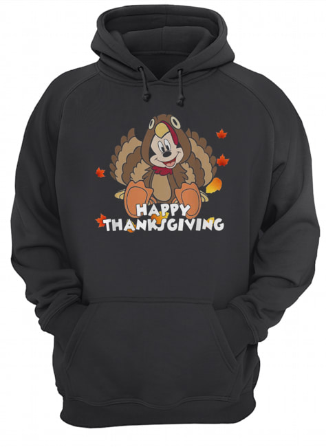 Mickey Mouse happy thanksgiving Unisex Hoodie