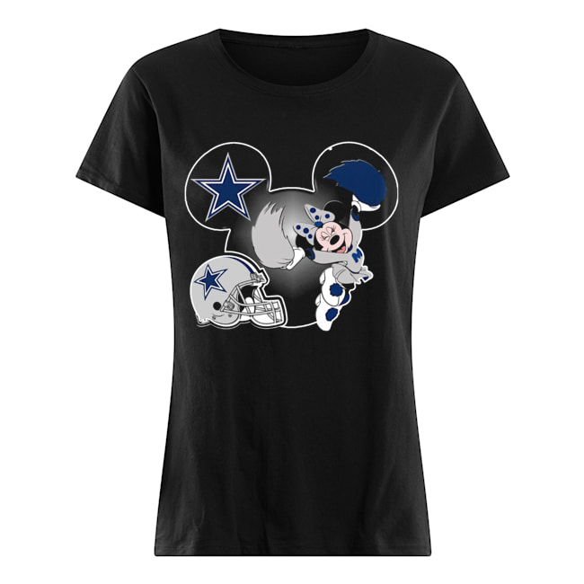 Minnie Mouse Dallas Cowboys Shirt Classic Women's T-shirt