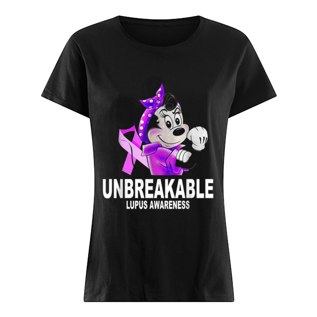 Minnie Unbreakable lupus awareness Classic Women's T-shirt