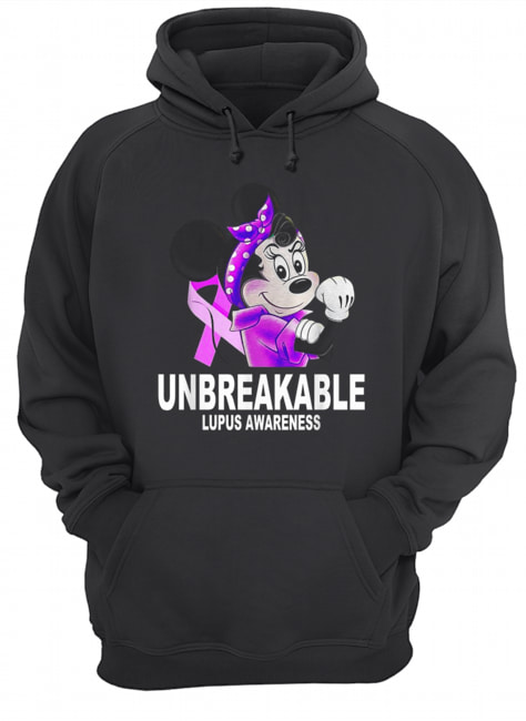 Minnie Unbreakable lupus awareness Unisex Hoodie