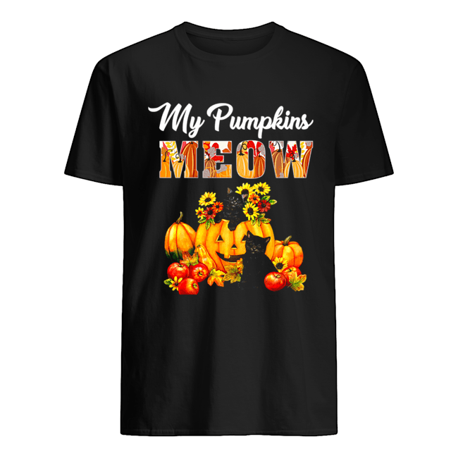 My pumpkins meow T-Shirt - Trend Tee Shirts Store
