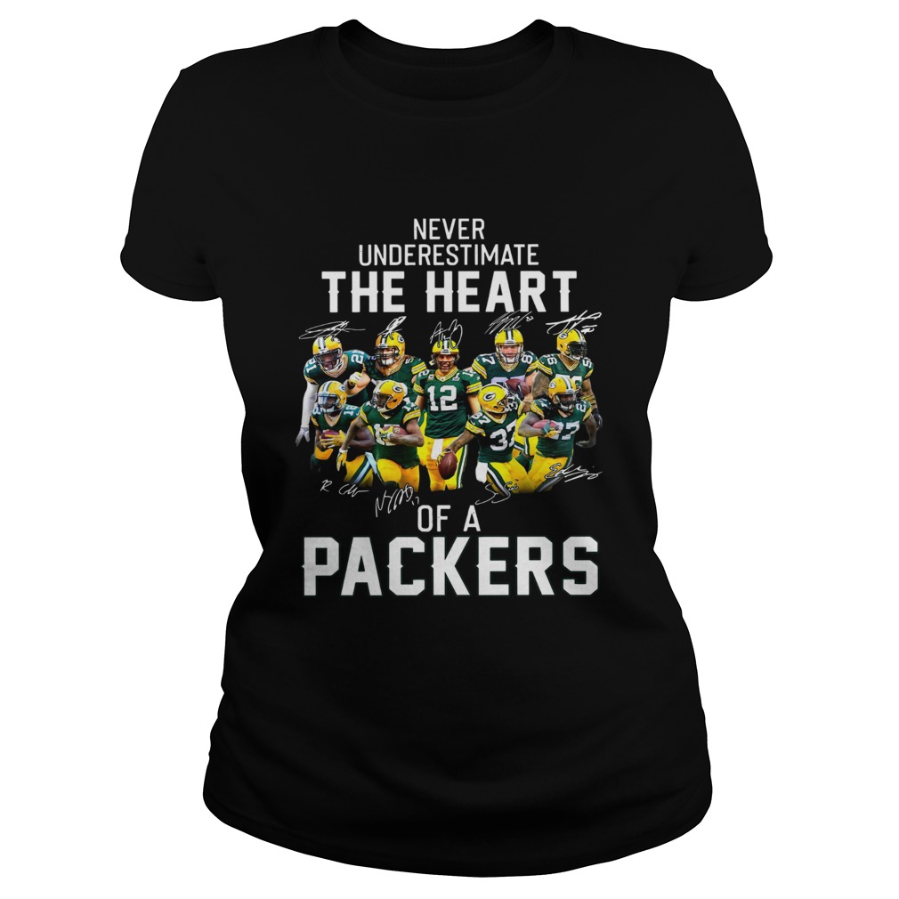 Never underestimate the heart of a Packers Classic Ladies