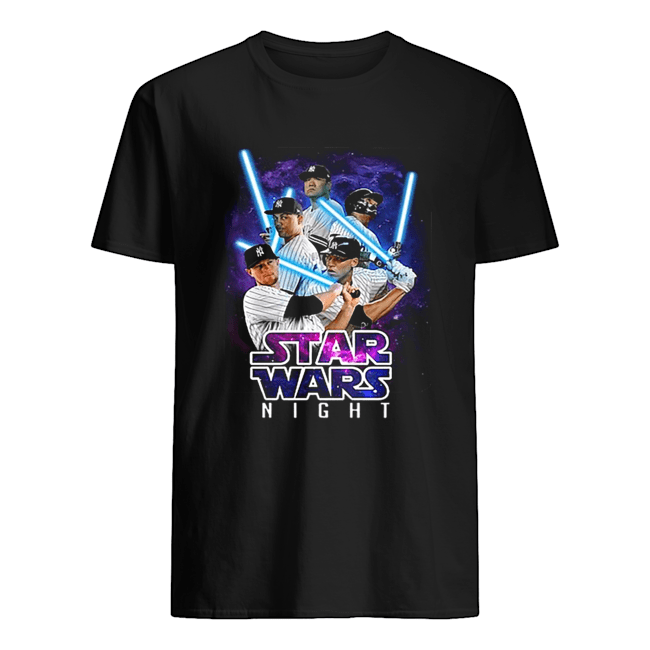 New York Yankees players Star Wars night shirt
