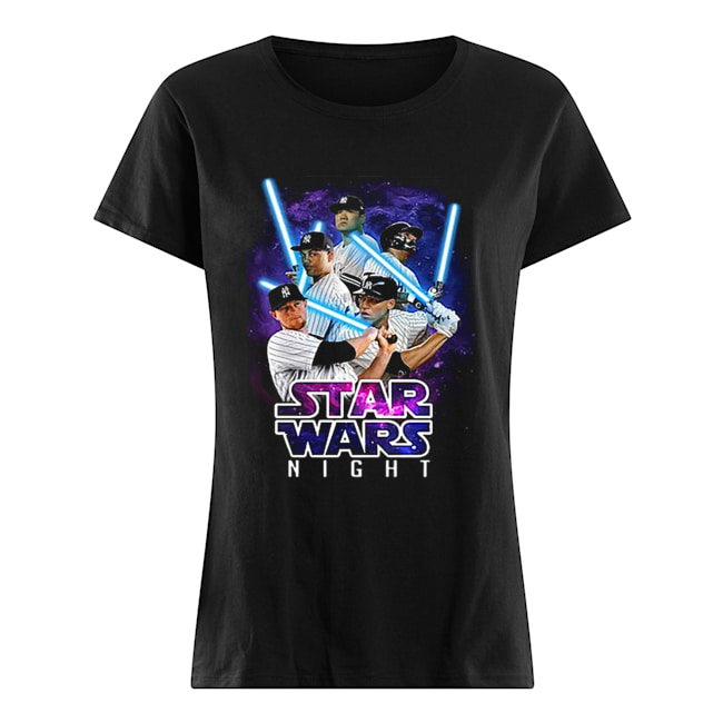 New York Yankees players Star Wars night Classic Women's T-shirt