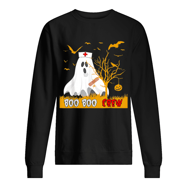 Nice Boo Boo Crew – Nurse Ghost Funny Halloween Costume Gift Unisex Sweatshirt