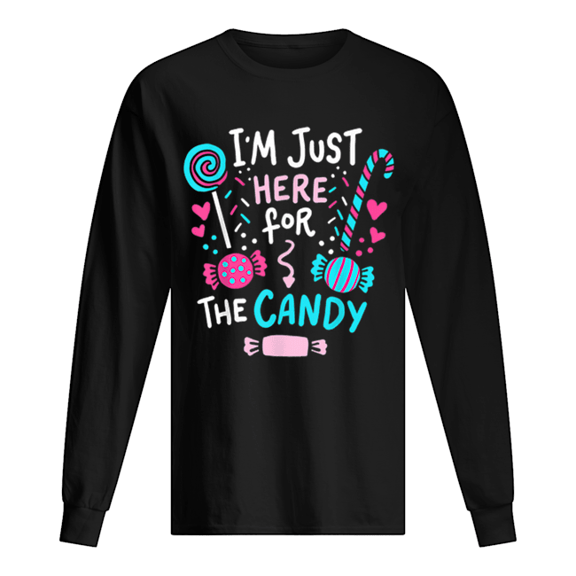 Nice Halloween Candy Lollipop Cute Gift Long Sleeved T-shirt 
