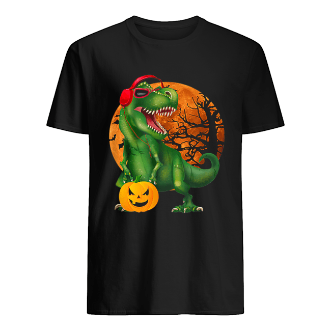 Nice Halloween T Rex Dinosaur Halloween Pumpkin Gift Boys Classic Men's T-shirt