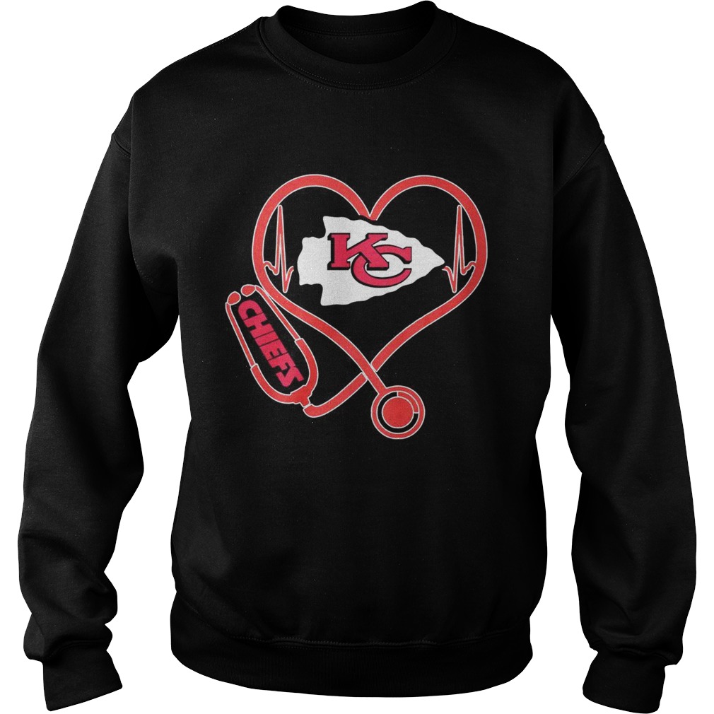 Nurse Heartbeat Kansas City Chiefs Sweatshirt