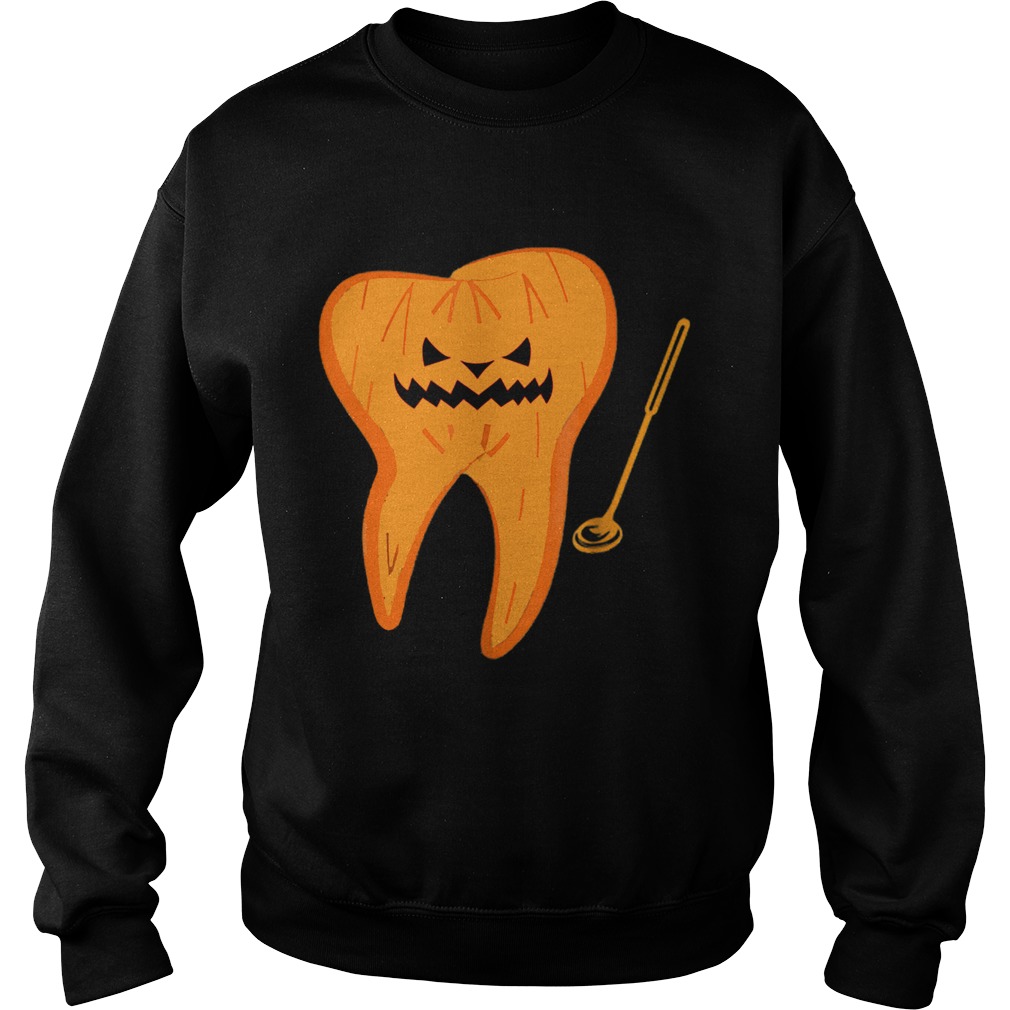 Official Halloween Spooky Dentist Scary Dental Assistant Tee Sweatshirt