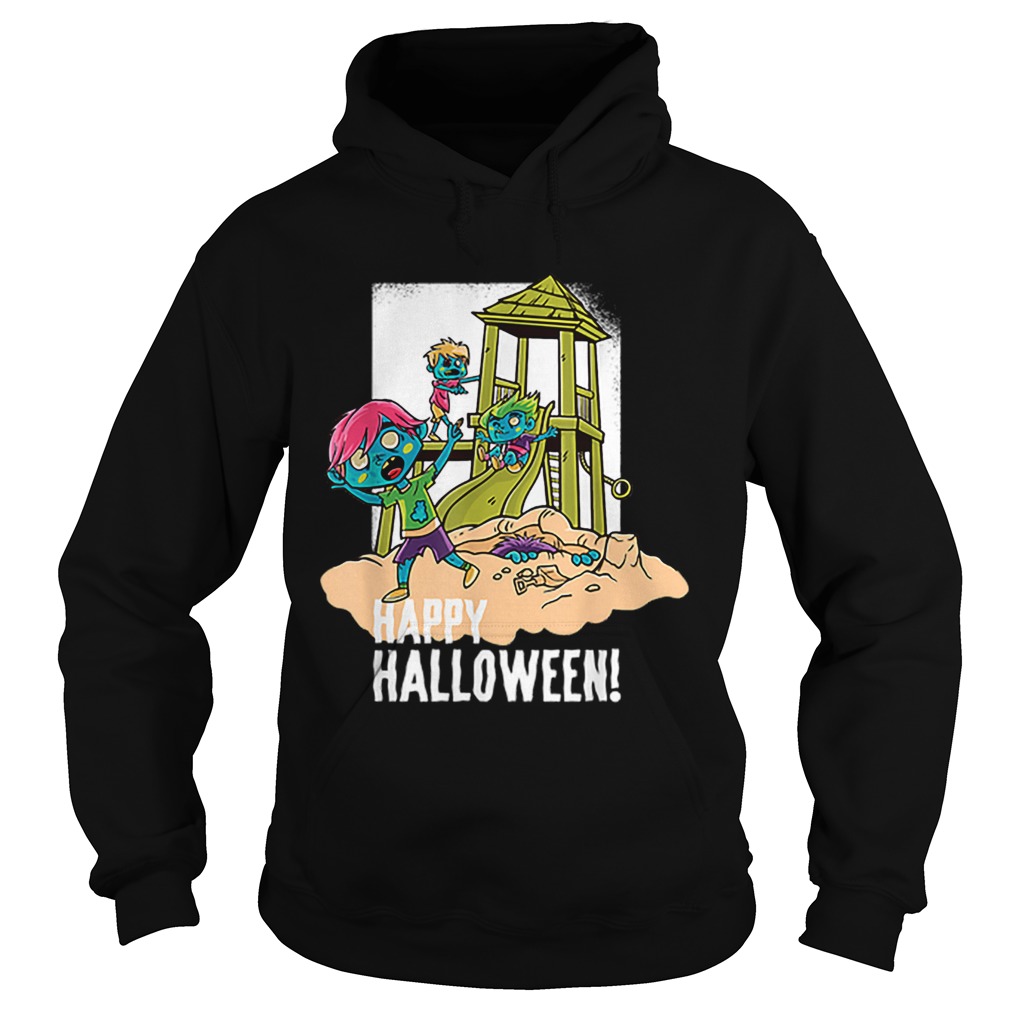 Official Happy Halloween Playground Zombie Hoodie