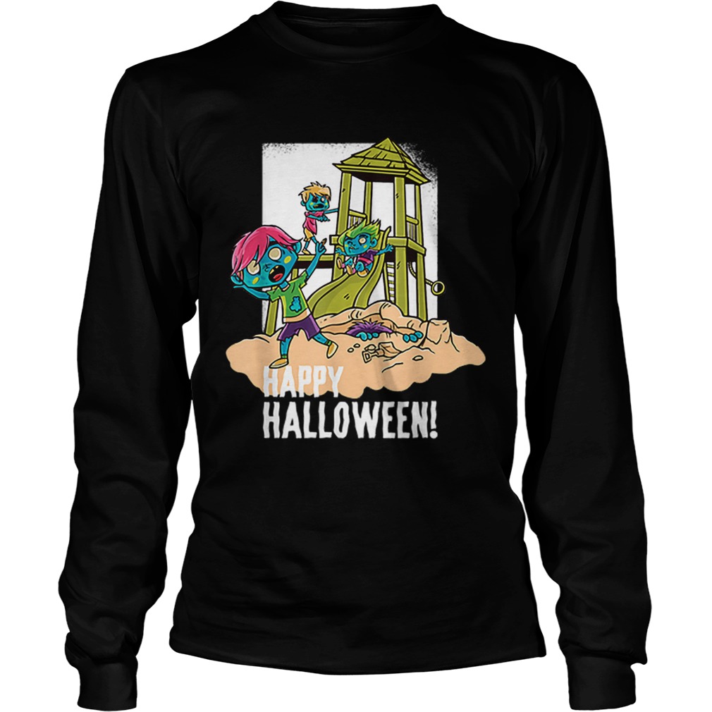 Official Happy Halloween Playground Zombie LongSleeve