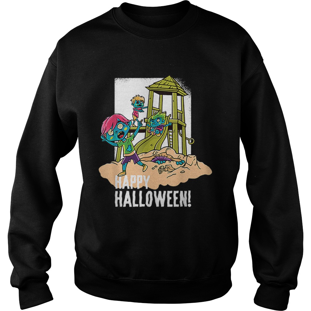 Official Happy Halloween Playground Zombie Sweatshirt