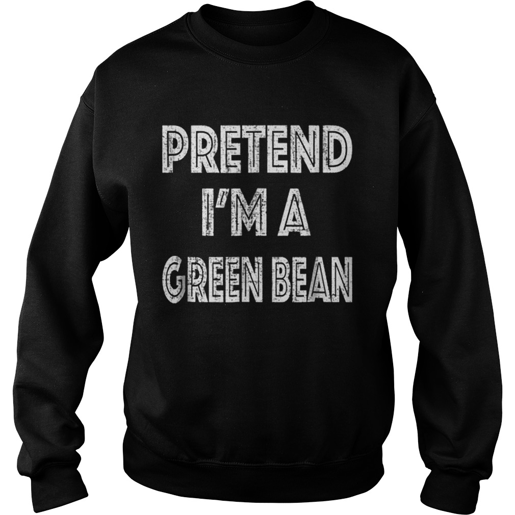Official Retro Pretend Im a Green Bean Halloween Costume Sweatshirt