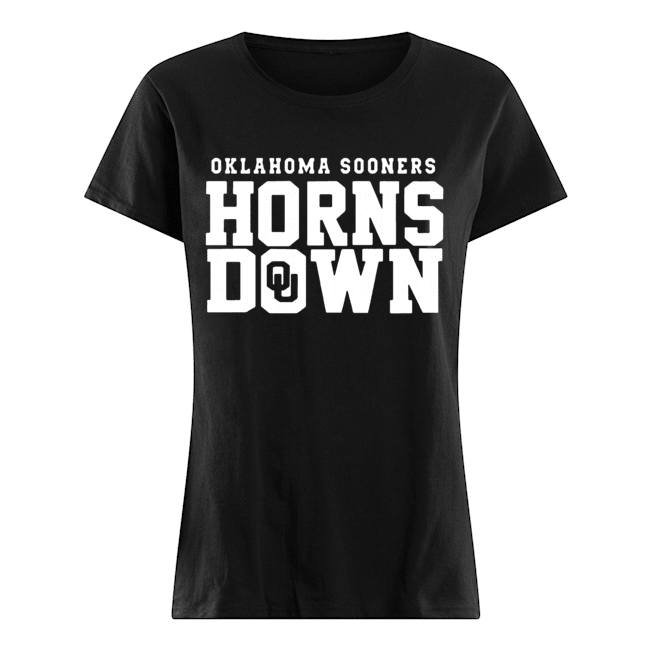 Oklahoma Sooners Horns Down T Shirt Classic Women's T-shirt