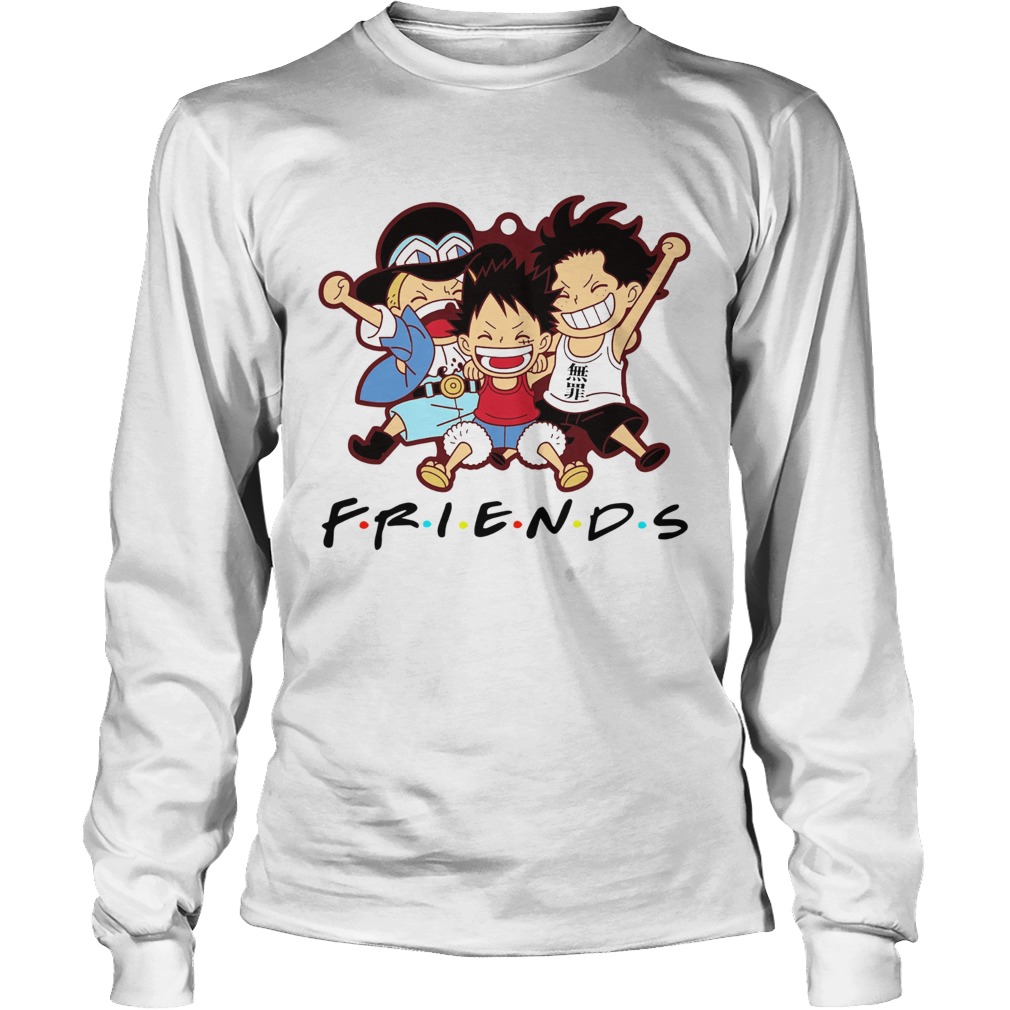 One Piece Characters Friends Shirt LongSleeve