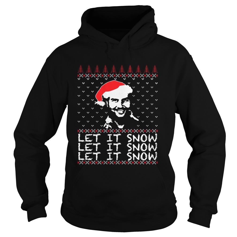 Pablo Escobar let it snow Christmas ugly Hoodie