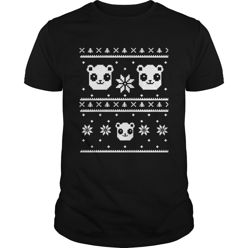 Panda Bear ugly Christmas shirt