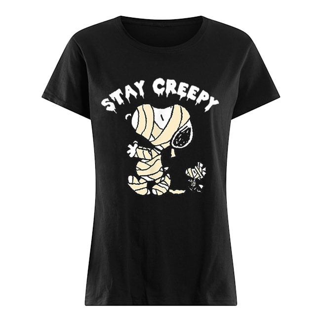 Peanuts Halloween Snoopy Stay Creepy Classic Women's T-shirt
