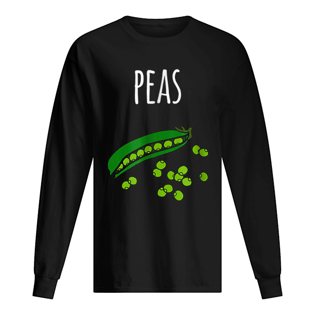 Peas And Carrots Couples Halloween Costumes Long Sleeved T-shirt 