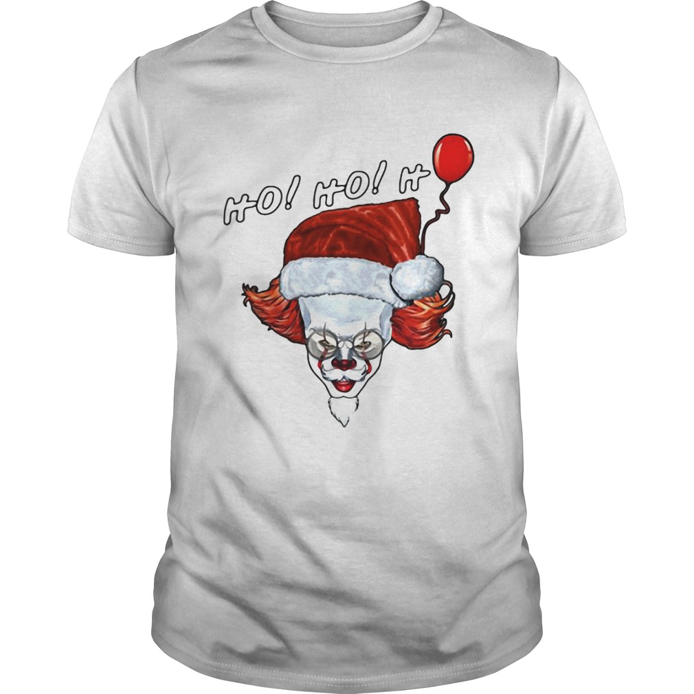 Pennywise IT Ho Ho Ho Santa Claus shirt