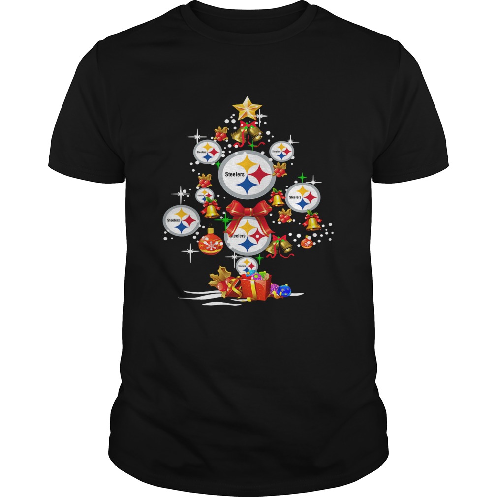 Pittsburgh Steelers Football Logo Gifts Merry Christmas Tree shirt