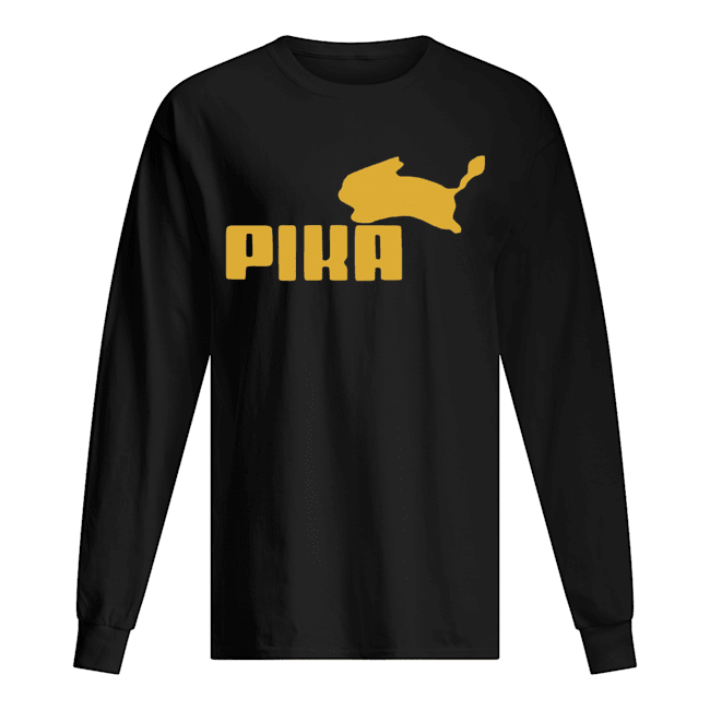 Pokemon Pikachu Puma Long Sleeved T-shirt 