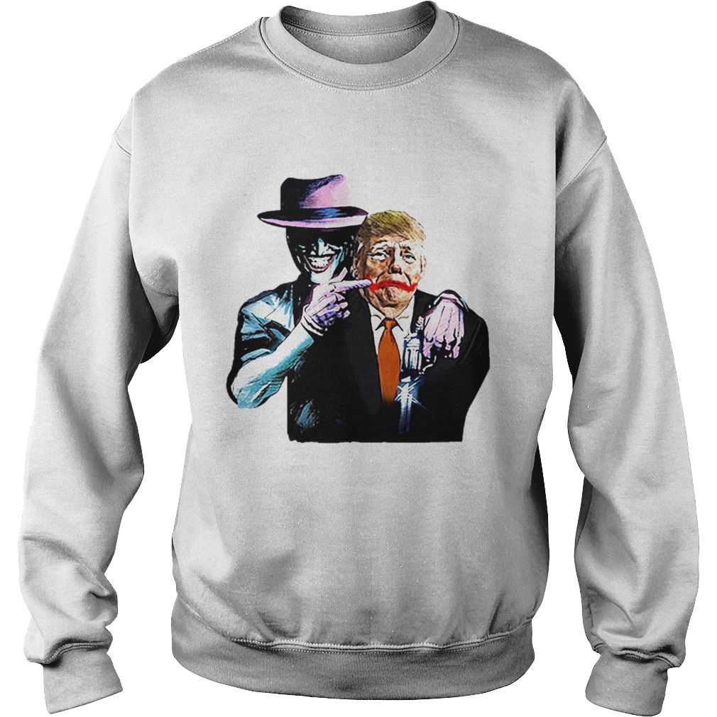 Poker Smile Painting Donald Trump Sweatshirt