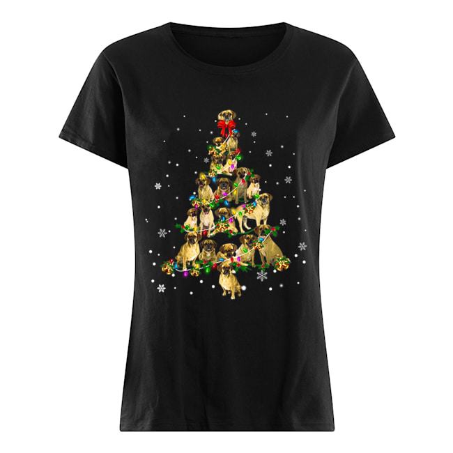 Puggle Christmas Tree T-Shirt Classic Women's T-shirt
