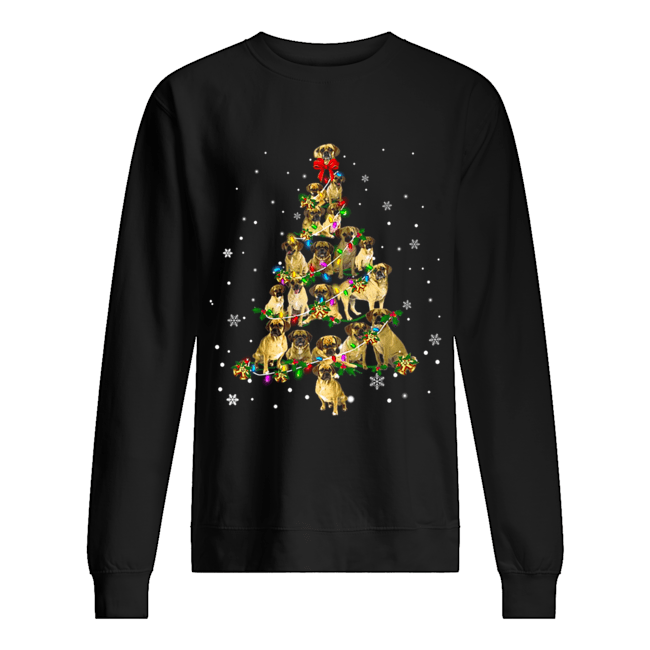 Puggle Christmas Tree T-Shirt Unisex Sweatshirt