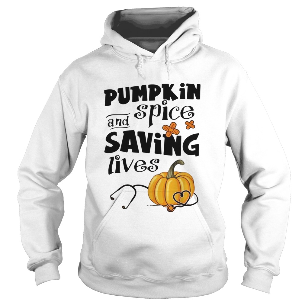 Pumpkin spice and saving lives Halloween Hoodie