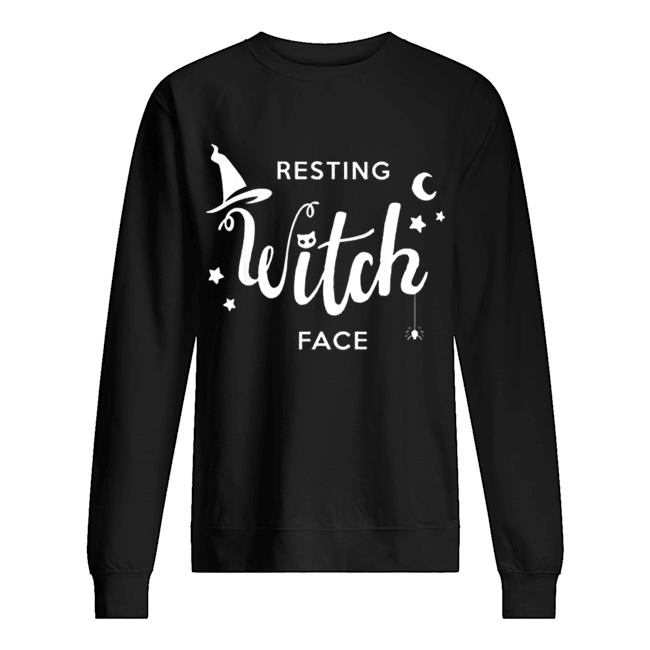 Resting Witch Face Halloween Lover Unisex Sweatshirt