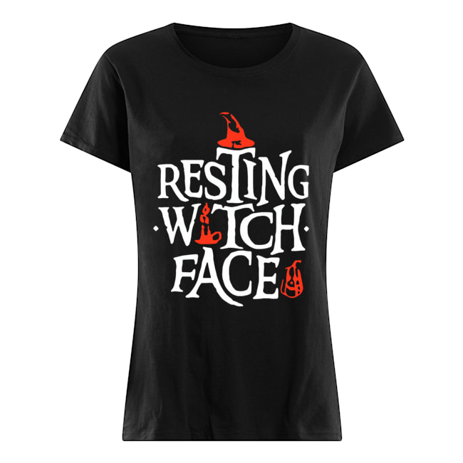 Resting Witch Face Shirt Original Halloween Shirt Classic Women's T-shirt