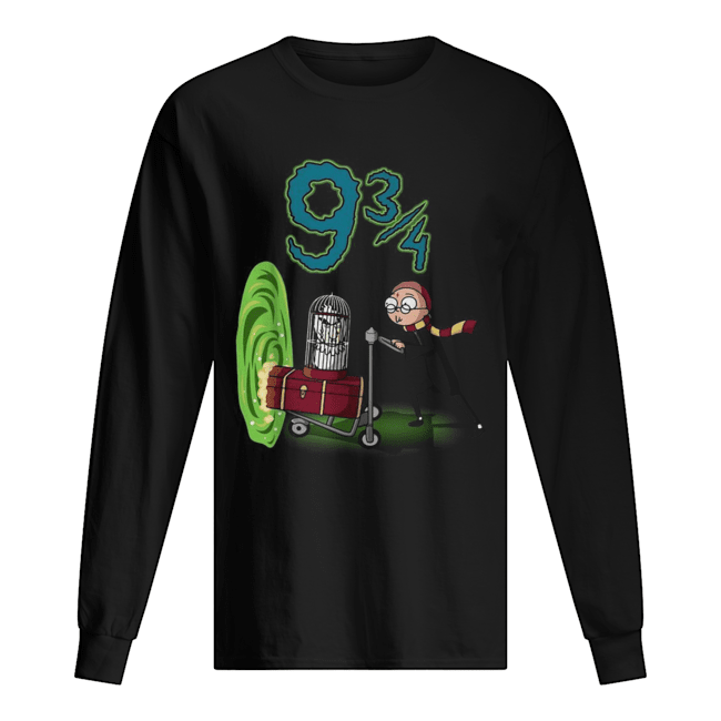 Rick and Morty Harry Potter Morty 93 4 Long Sleeved T-shirt 