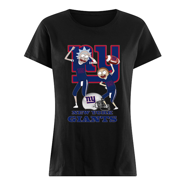 Rick and Morty New York Giants Classic Women's T-shirt