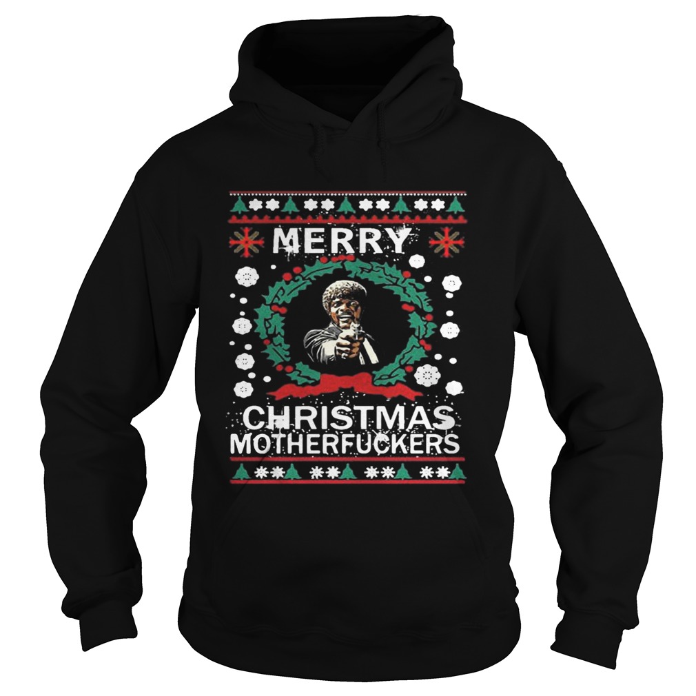 Samuel L Jackson Merry Christmas Motherfucker Shirt Hoodie