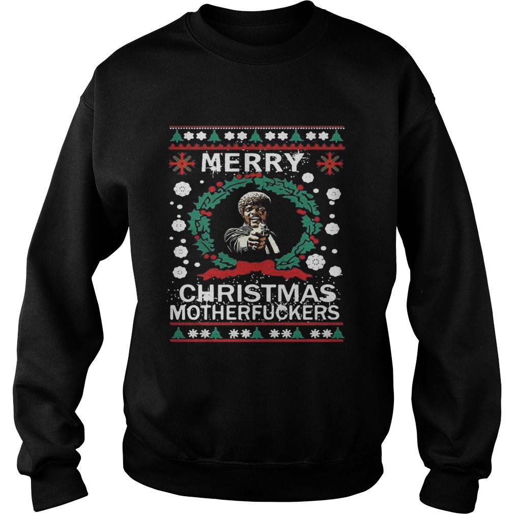 Samuel L Jackson Merry Christmas Motherfucker Shirt Sweatshirt