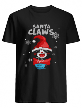Santa Claws Black Cat Ugly Christmas Shirt