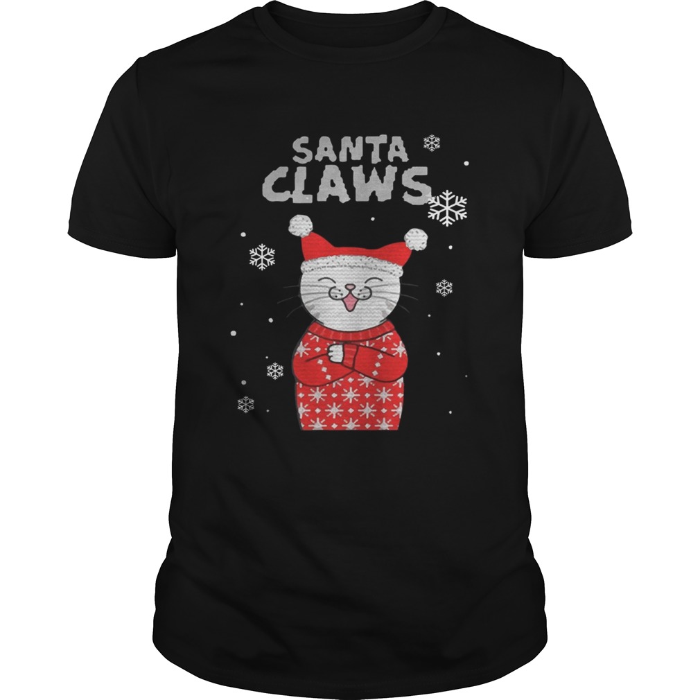 Santa Claws Cute Cat Ugly Christmas 2020 T-Shirt