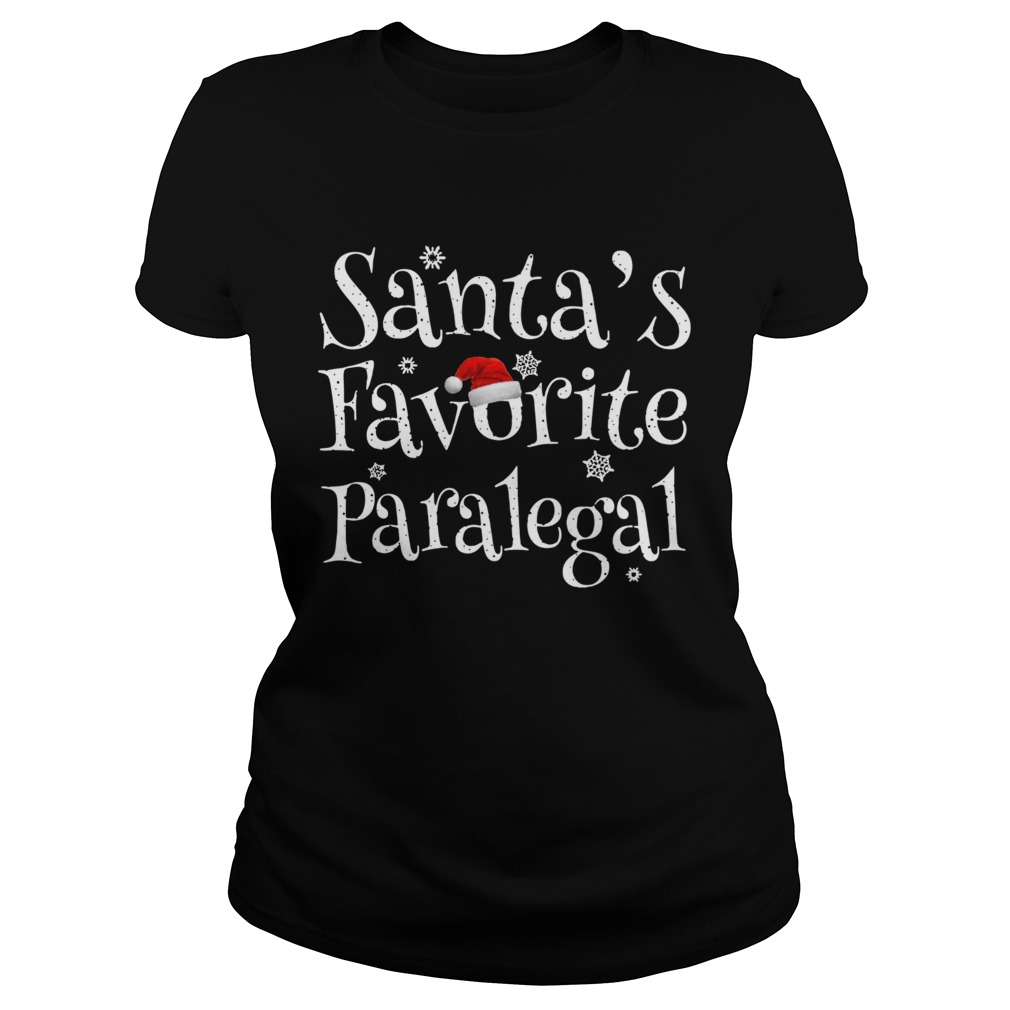 Santas Favorite Paralegal Classic Ladies