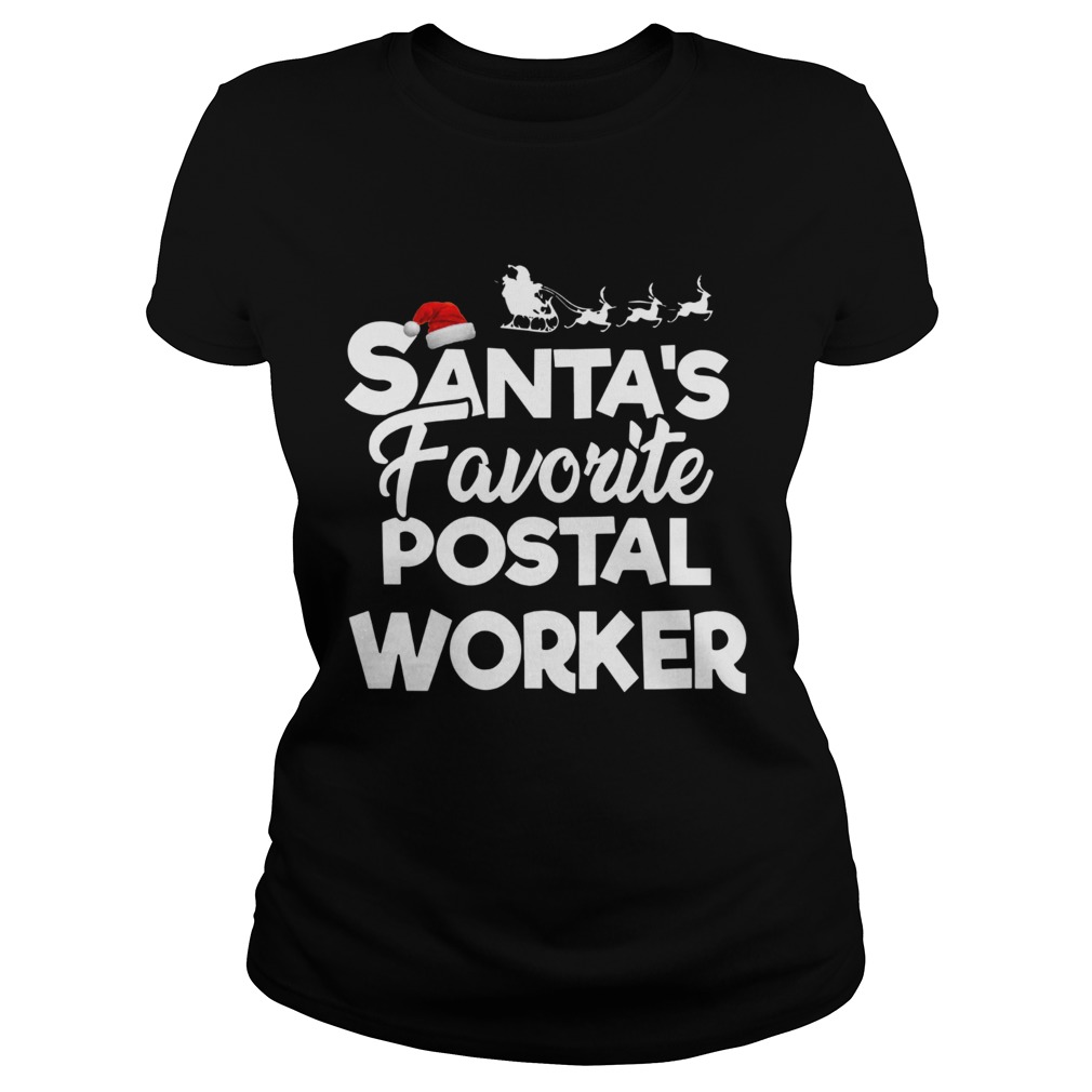 Santas favorite Postal Worker Classic Ladies