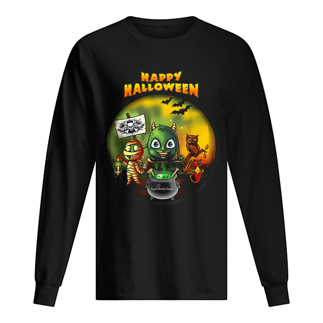 Scary & Funny Halloween Costume Long Sleeved T-shirt 