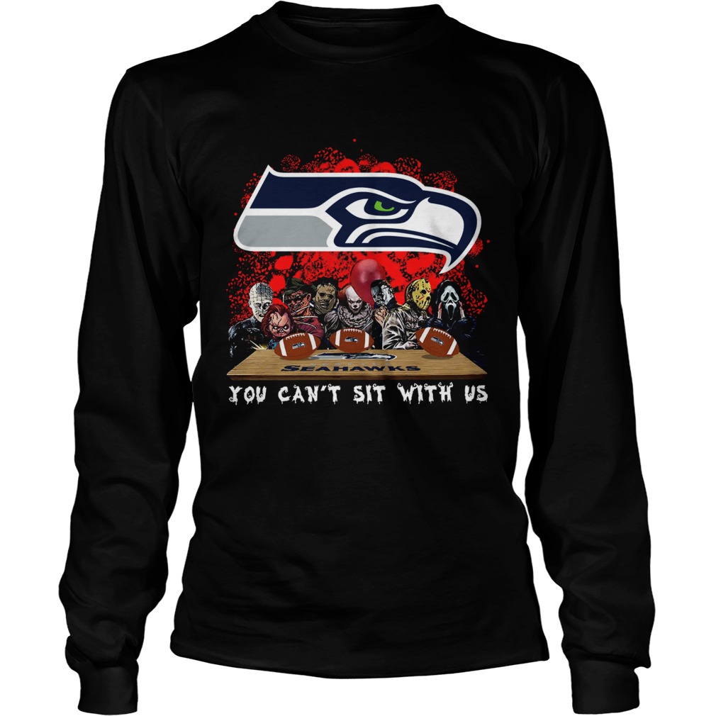 Seattle Seahawks Horror team you cant sit with us LongSleeve